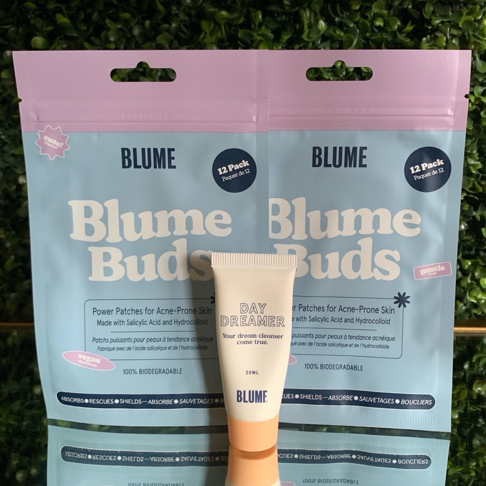 BLUME Buds Power Patches for Acne | NEW | Bonus Blume Daydreamer Cleanser Mini